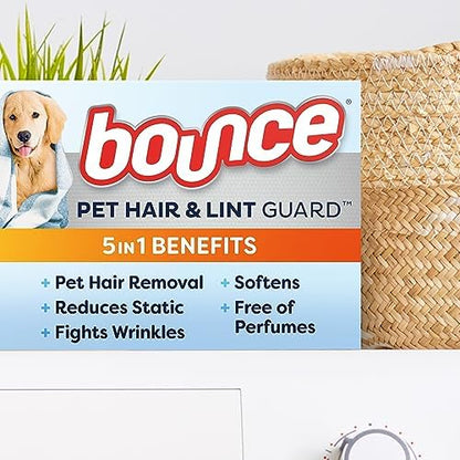 Bounce Pet Hair and Lint Guard Mega Dryer Sheets - Image 2