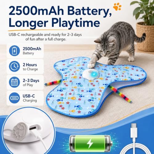 Interactive Cat Toys for Indoor Cats, Hide and Seek, 3 Smart Modes - Image 5