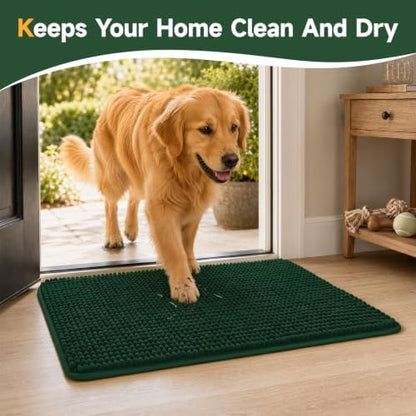 Ophanie Green Door Mat 28x18, Muddy Mats - Image 4
