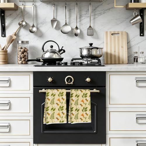 2 Pcs Bee Kitchen Towels 24x14 Inch, Cute Bee Gifts - Image 6