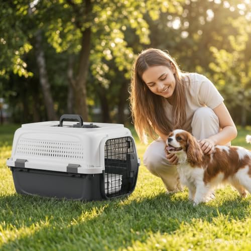 Magshion 22 Inch Hard-Sided Dog Cat Carrier - Image 4