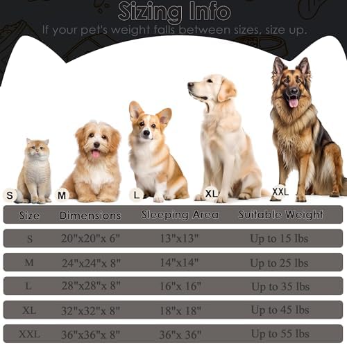 Hoewina Dog & Cat Bed, 20in Cat Beds - Image 2