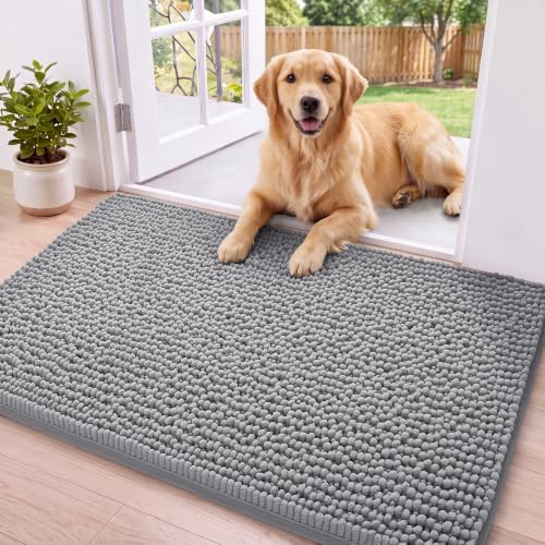 Ophanie Dark Grey Door Mat 36x24, Muddy Mats by Ophanie