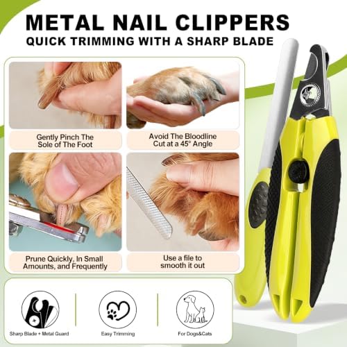 Green Professional Pet Nail Clipper&File Set - Image 5