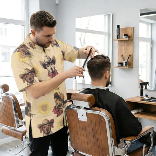 Funny Print Barber Jackets & Smocks - Image 3