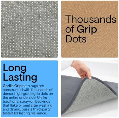 GORILLA GRIP® Memory Foam Toilet Rug - Image 4