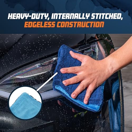 Chemical Guys, Little Megalodon Multi-Purpose Microfiber Towels, 2 Pack - Image 6