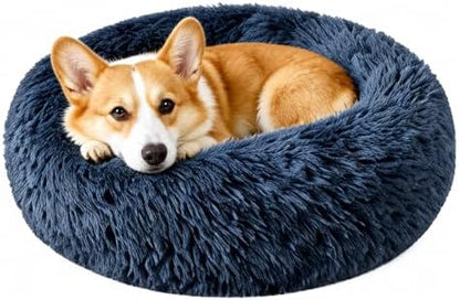 Medium Dog Bed, Washable Plush Donut Dog Bed, 28 Inch by Unknown