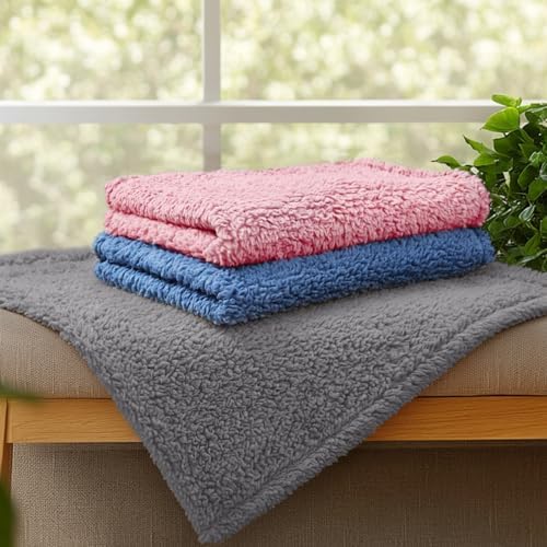 Luciphia 3 Pack Soft Sherpa Fleece Blankets - Image 5