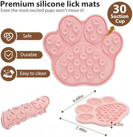 Lick Mat for Dogs & Cats, Slow Feeder Pad - Image 4