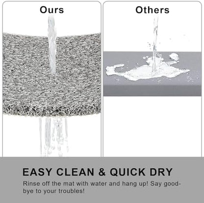 Nonslip Bathtub Mat, Anti Slip Bath Mat 0.6" Extra Thick, Quick Dry Bath Tub - Image 4