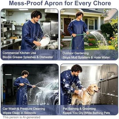 SUJAN PVC Coated Work Apron Waterproof Coverall - Image 4
