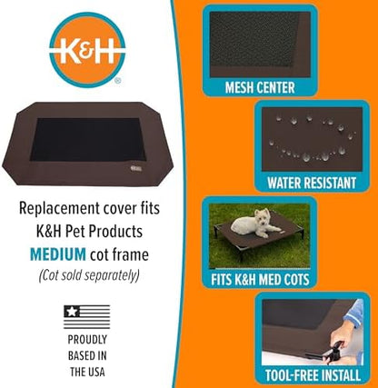 K&H Outdoor Elevated Dog Bed Pet Cot Replacement Cover - Image 4