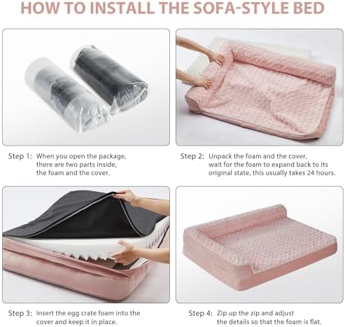 BFPETHOME Orthopedic Washable Dog Bed, Sleeping Couch - Image 5