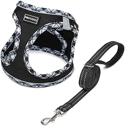 Mercano Soft Mesh Dog Harness and Leash Set, Step-in Reflective Breathable by Unknown