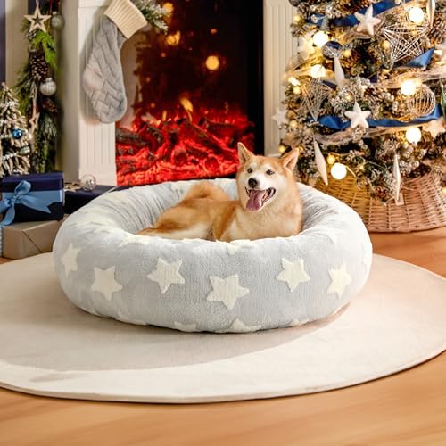 LE SURE Shown on TV Jacquard Donut Dog Beds Large Sized Dog - Image 6