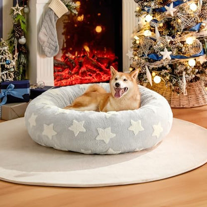 LE SURE Shown on TV Jacquard Donut Dog Beds Large Sized Dog - Image 6