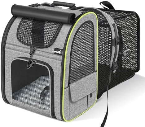 pecute Cat Backpack Carrier Expandable, Cat Backpack by pecute