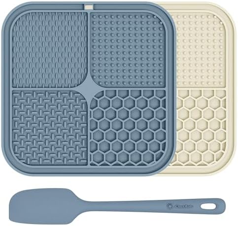 ChefAide 2 Pack Lick Mat for Dogs, Cats & Puppies by ChefAide