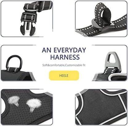 HEELE Dog Harness, No Pull Adjustable Padded Reflective Harness - Image 6