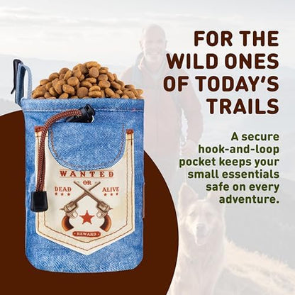 INSPECTOR TAIL Dog Treat Pouch for Training, Drawstring Bag, Hands Free - Image 7
