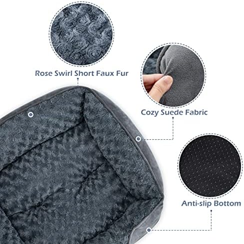 INVENHO Rectangle Washable Orthopedic Dog Bed - Image 4