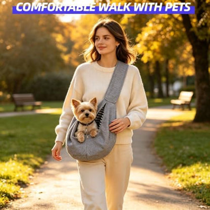 Adjustable Puppy Carrier Sling, Pet Sling Carrier - Image 7