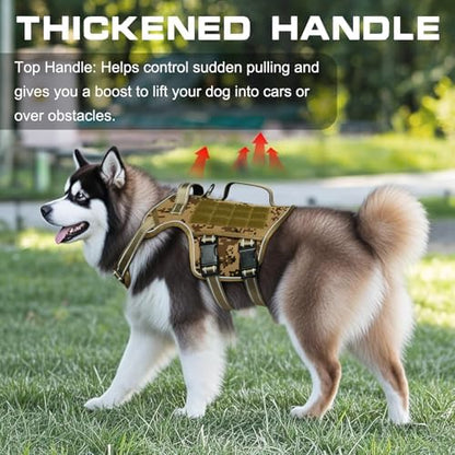 Dog Harness for Large Dogs, No Pull Tactical Vest - Image 2