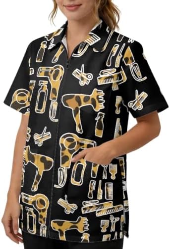 Funny Print Barber Jackets & Smocks by Hdjxbdhsv