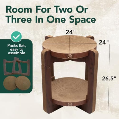 Necoichi Cat Scratcher Tower for Indoor Cats - Image 6