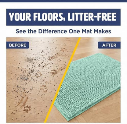 Muddy Mat® | Cat Litter Mat 18"x28", Litter Trapping Mat, Super Absorbent - Image 2