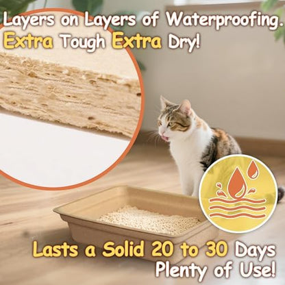 Disposable Litter Boxes for Cats Leak-Proof: 3/6/9/20/32-Pack Odor Control - Image 3