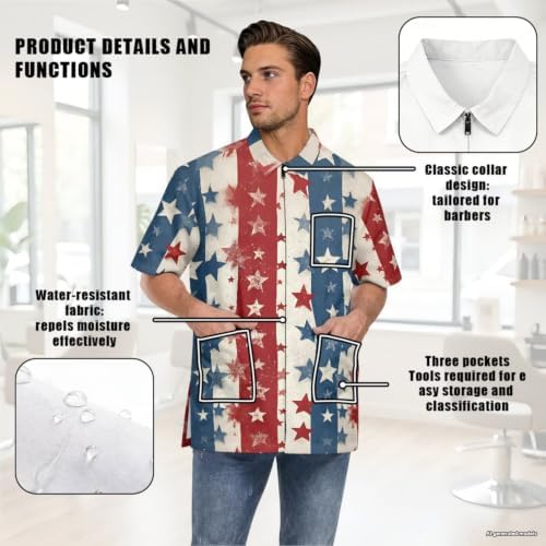 Funny Print Barber Jackets & Smocks - Image 5