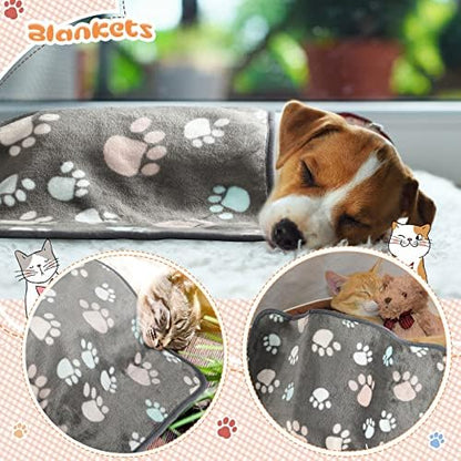Tatuo 4 Pcs Fleece Dog Blankets - Image 4