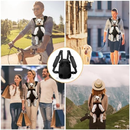 YUDODO Pet Dog Carrier Backpack Adjustable Front Carrier - Image 5