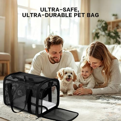 Dog Carrier Pet Carrier for Small Medium Cats Dogs Puppies up to 16 Lbs - Image 6