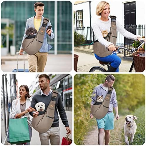 CUBY Adjustable Dog Cat Sling Carrier - Image 5