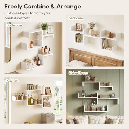 SRIWATANA White Floating Shelves - Image 5