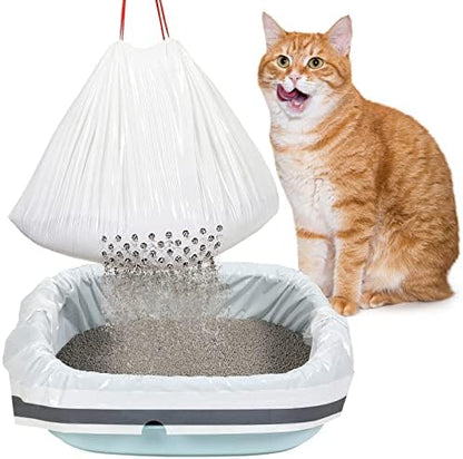 Jutom 42 Count Jumbo Sifting Cat Litter Box Liners by Jutom