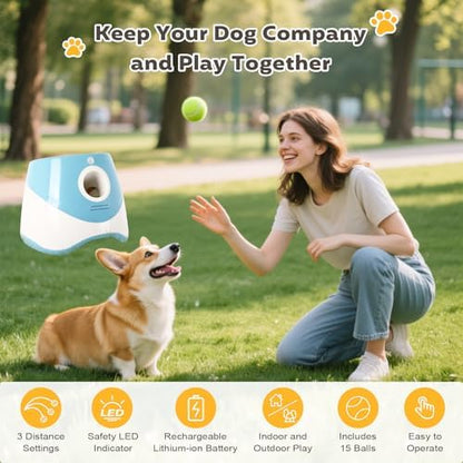 Automatic Ball Launcher for Dogs: Indoor Thrower Fetch Machine - Image 2