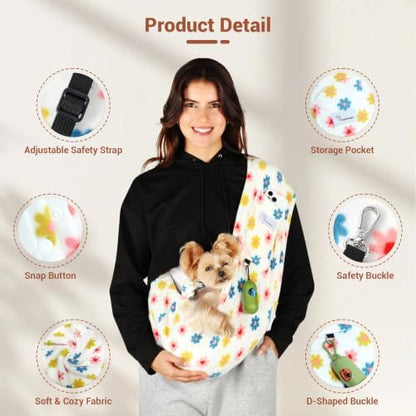 Cat Sling Carrier, Hands-Free Pet Sling - Image 5