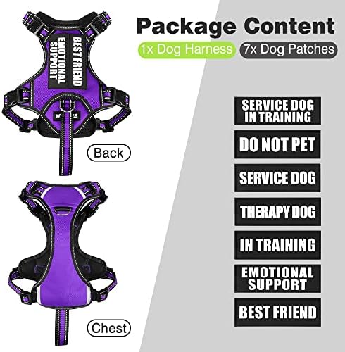 WINSEE Service Dog Vest No Pull Dog Harness - Image 4