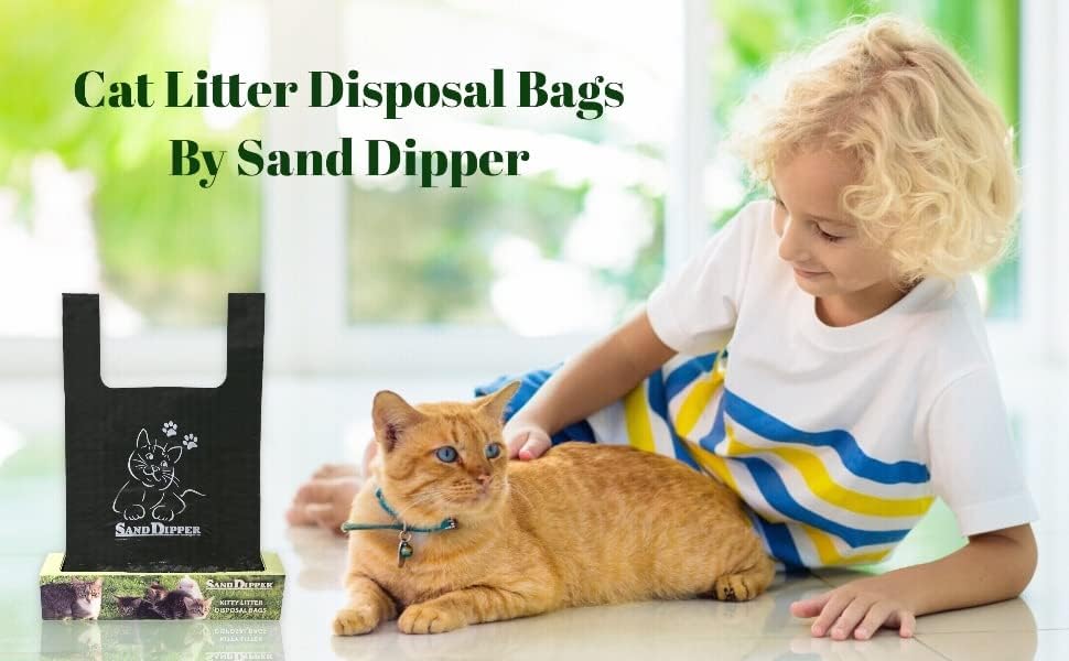 Sand Dipper Cat Litter Waste Bags | Strong Thick Odor Sealing - Image 3