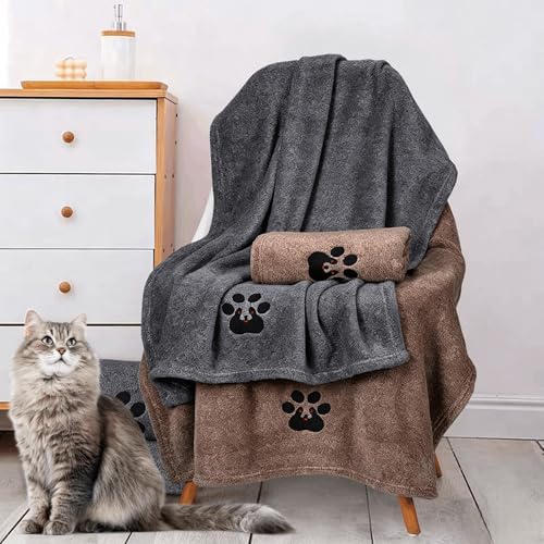 Dogvingpk Dog Towels for Drying Dogs 2 Pack - Image 2