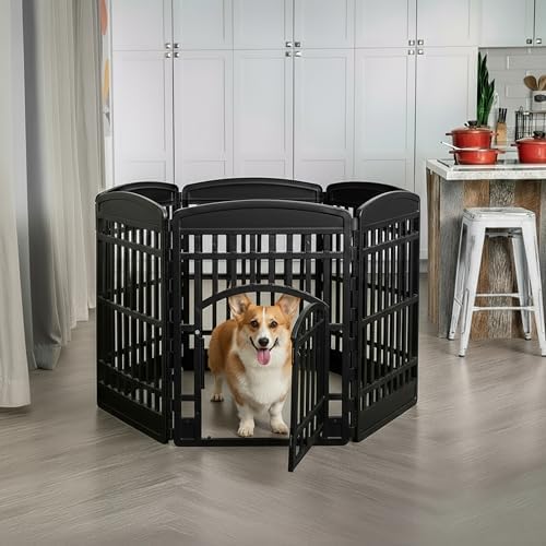 IRIS USA 6-Panel Dog Playpen, Pet Enclosure - Image 6