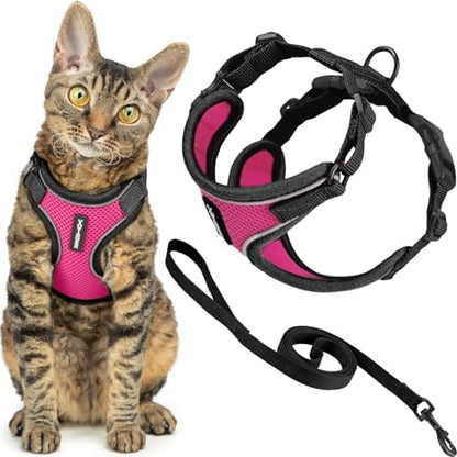Voyager Escape-Proof Step-in Cat Harness & Leash by BestPetSuppliesLLC