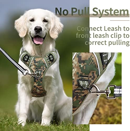 HEELE Dog Harness, No Pull Adjustable Padded Reflective Harness - Image 3