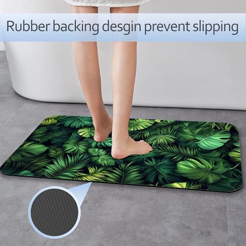 Bathroom Rug 29.5"x17", Bath Mat - Image 3