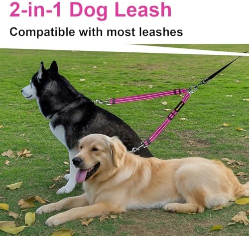 MingXpet Double Dog Leash for Two Dogs, No Pull Dog Leash, 360° Swivel No - Image 6