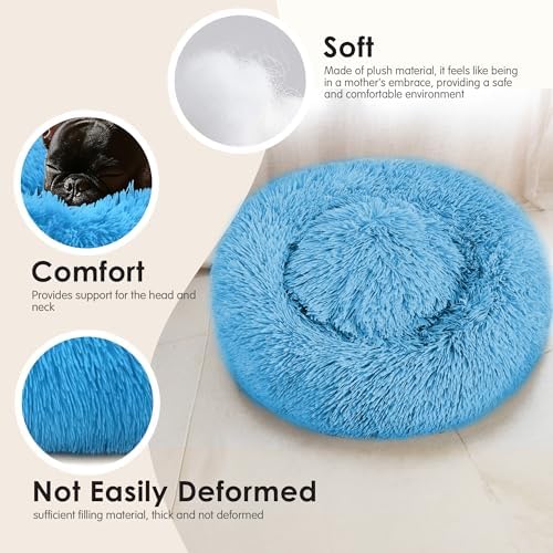 Extra Large Dog Beds, 36in Human Dog Anxiety Relief Comfort Bed - Image 4
